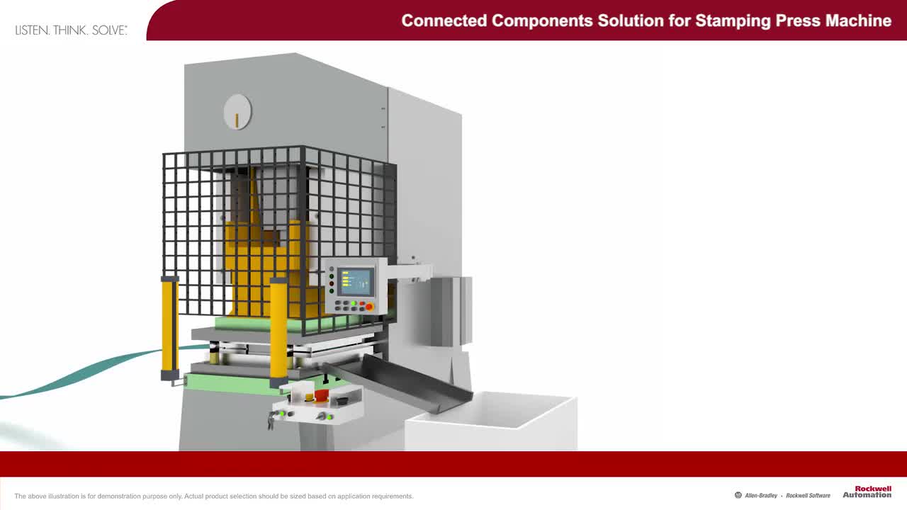 Connected Components Solution for Stamping Press Machine